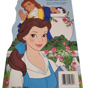 1992 A Golden Sturdy Shape Book Featuring Disney's Beauty and the Beast, No Measurements Taken, ISBN