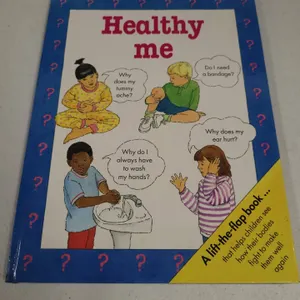 Healthy Me: A Lift-the-Flap Body Book by Angela Royston, 1995, Barron's Educational Series, 11" x 9"