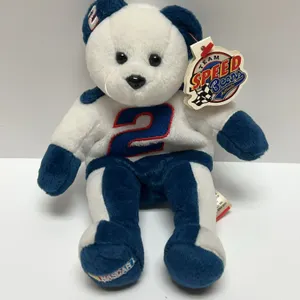 1999 Team Beans NASCAR Speed Beans Rusty Wallace #2 Collectible Plush Bear with Tags Authentic Licen