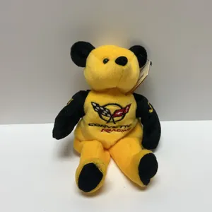 2001 Salvino’s Bammers Corvette Racing Bear With Tag Commemorating Daytona 1-2 Finish Feb 4, 2001 Ha