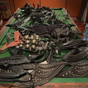 Large Lot of Vintage Horse Harness Equipment