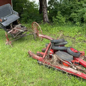 Antique Horse-Drawn Buggy & Wagon Gear Parts Lot