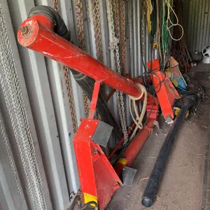 PTO-Driven Grain Auger with Hydraulic Hopper Lift
