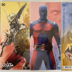 Black Adam: The Justice Society Files One-Shot Variant Cover Lot (2022)