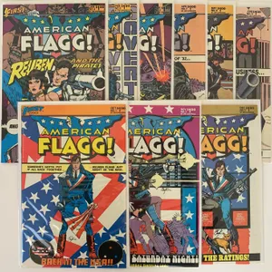 American Flagg! #1-9 Complete First Series Run (1983-1984)