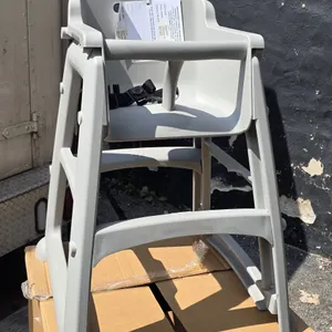 Rubbermaid Commercial Products FG781408 Sturdy Chair youth seat. Features durable molded plastic construction, a 3-point safety harness, and a stackab