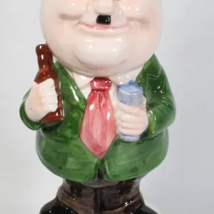 1970'S LAUREL AND HARDY MUSICAL DECANTER FIGURINE