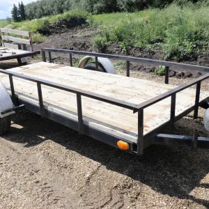 131" x 55" utility trailer, 13" wheels