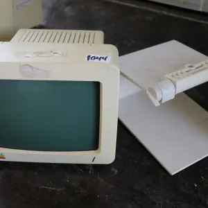 Vintage Apple Monitor with stand. Untested at time of cataloguing