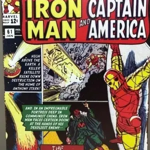 Decorative Tin Sign - The Mandarin & Ironman.