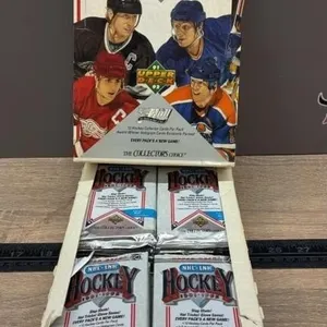 Box Of Upper Deck 1991-92 Hockey Cards. All