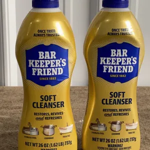 *NEW* 2 Bar Keeper's Friend Liquid Soft Cleaner Bottles, 26 OZ Each
