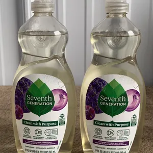 *NEW* 2 Seventh Generation Liquid Dish Soap, Lavender & Mint Scent, 19 OZ Each
