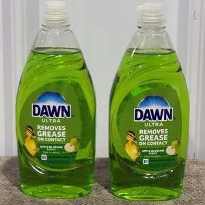 *NEW* 2 Dawn Ultra Apple Blossom Scent Dishwashing Liquid, 18 OZ Each