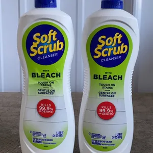 *NEW* 2 Soft Scrub Liquid Cleanser w/ Bleach, 24 OZ Each