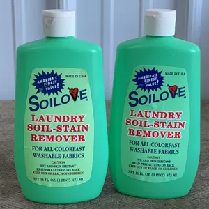*NEW* 2 Soilove Laundry Soil-Stain Remover, 16 OZ Each