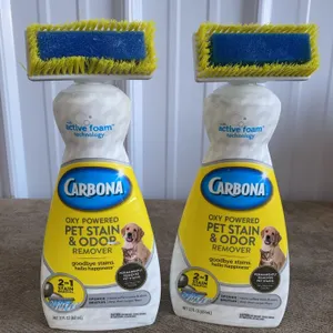*NEW* 2 Carbona Oxy Powered Pet Stain Odor 2-in-1 Remover, 22 OZ Each