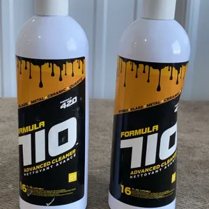 *NEW* 2 Formula 710 Advanced Cleaners for Glass/Pyrex/Metal/Ceramic/Quartz, 16 OZ Each
