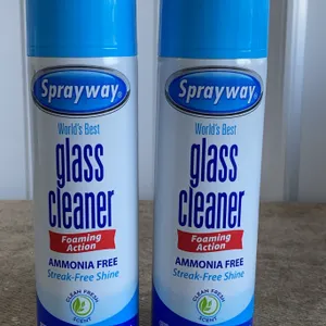 *NEW* 2 Sprayway Foaming Action Glass Cleaner, Clean Fresh Scent, 19 OZ Each