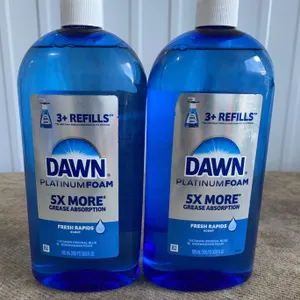 *NEW* 2 Dawn Platinum Foam Fresh Rapids Dishwashing Soap, 30.9 OZ Each