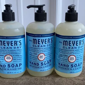 *NEW* 2 Mrs. Meyers Clean Day Rain Water Scent Hand Soap, 12.5 OZ Each