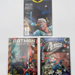 Set of 3 DC Comic Books Batman Action Comics