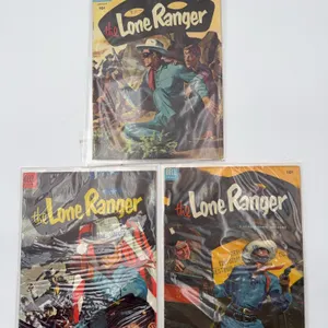 Set of 3 Dell Comic Books The Lone Ranger