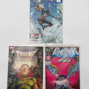 Set of 3 Marvel Comic Books Spider-Man, The Punisher, Phoenix