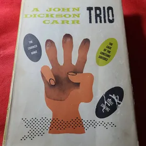 John Dickson Carr Trio First Edition 1957 Harper & Brothers with Dust Jacket, Mystery Stories Collec