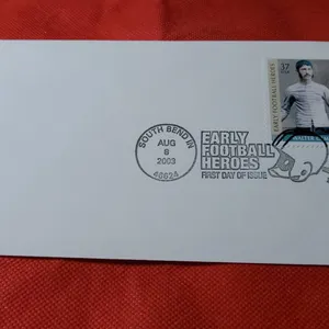 2003 Early Football Heroes Walter Camp First Day of Issue Cover With South Bend Cancellation and 37¢