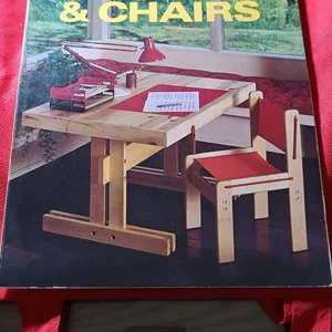 Easy-to-Make Tables & Chairs by Sunset Books, 1976 Second Printing, Illustrated Guide for DIY Furnit