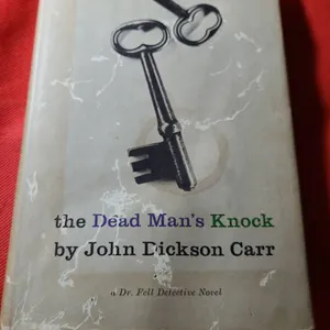 1958 "The Dead Man's Knock" by John Dickson Carr, First Edition, Harper & Brothers, Hardcover with D
