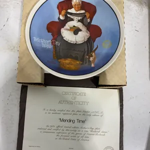 Vintage Norman Rockwell Mother's Day Collector Plate