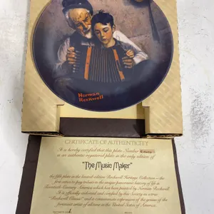 Vintage Norman Rockwell Limited-Edition Collector Plate