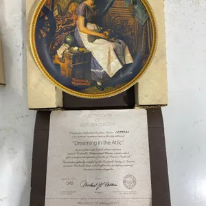 Vintage Norman Rockwell Limited-Edition Collector Plate