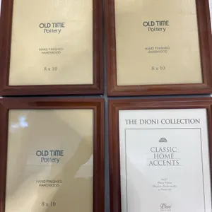 4 Assorted Wooden Picture Frames 8X10