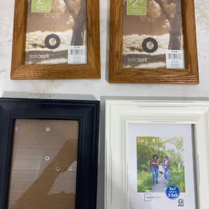 4 Assorted Picture Frames 5X7