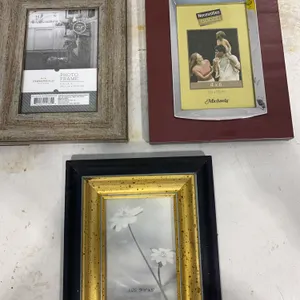 3 Assorted Tabletop Picture Frames 4X6 & 3 1/2X5