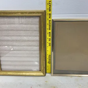 2 Gold-Gilt Picture Frames 11X14