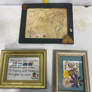 3 Framed Home Decor Pieces