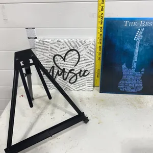 Music-Themed Decor Lot with Display Easel