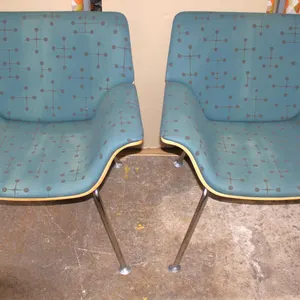 Upholstered Molded Armchairs