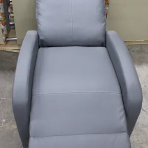 Gray Vinyl Recliner by Simon Warehouse Inc