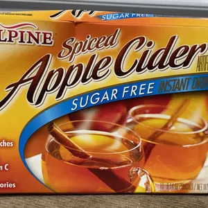 **NEW** Alpine Sugar Free Spiced Apple Cider Instant Drink Mix - Best By: 8/2028