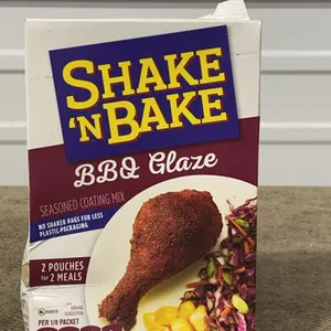 **NEW** Shake 'N Bake BBQ Glaze Seasoned Coating Mix - Best By 1/2027
