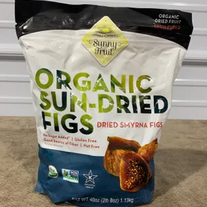 **NEW** Sunny Fruit Organic Sun-Dried Smyrna Figs, 40 oz - Best By: 2/2027