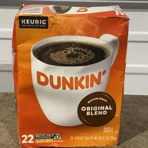 **NEW** Dunkin' Medium Roast Original Blend Coffee K-Cup, 22 Pods - Best By: 1/2027