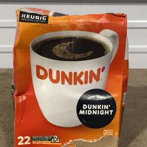 **NEW** Dunkin' Dark Roast Dunkin' Midnight Blend Coffee K-Cup, 22 Pods - Best By: 12/2026