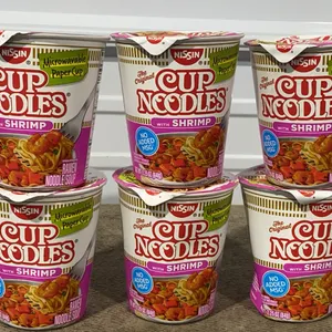 **NEW** Nissin Original Cup Noodles w/ Shrimp, 6 Packs - Best By 2/2027
