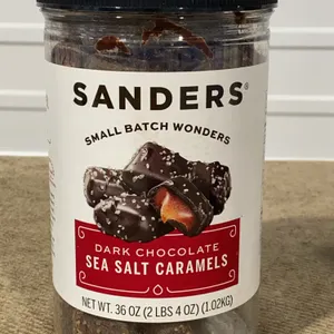 **NEW** Sander's Dark Chocolate Sea Salt Caramels - Best By 5/2027